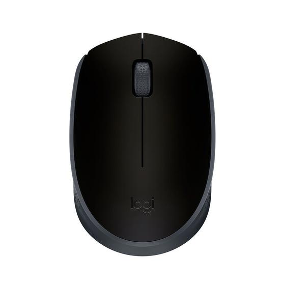 Mouse sem fio Logitech M170 com Design Ambidestro Compacto, Conexão USB e Pilha Inclusa, Preto - 910-004940