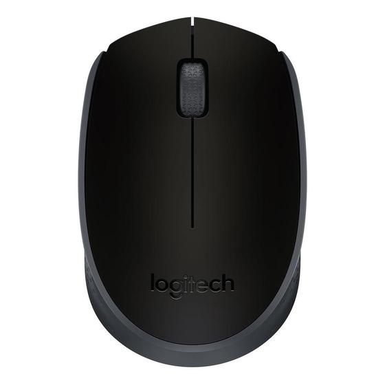 Imagem de Mouse sem fio Logitech M170 com Design Ambidestro Compacto, Conexão USB e Pilha Inclusa, Preto - 910-004940