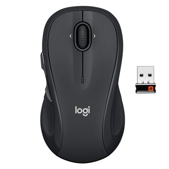 Imagem de Mouse Sem Fio Logitech M510 para PC - Graphite