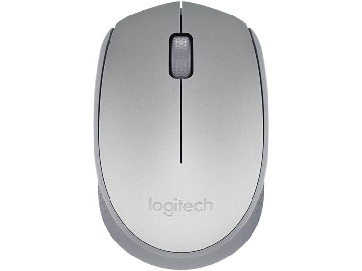 Imagem de Mouse sem Fio Logitech Óptico 1000DPI 3 Botões - M170 Prata