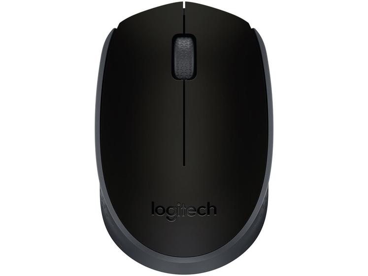 Imagem de Mouse sem Fio Logitech Óptico 1000DPI 3 Botões - M170 Preto