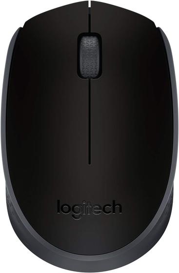 Imagem de Mouse sem Fio Logitech Óptico 1000DPI 3 Botões - M170 Preto