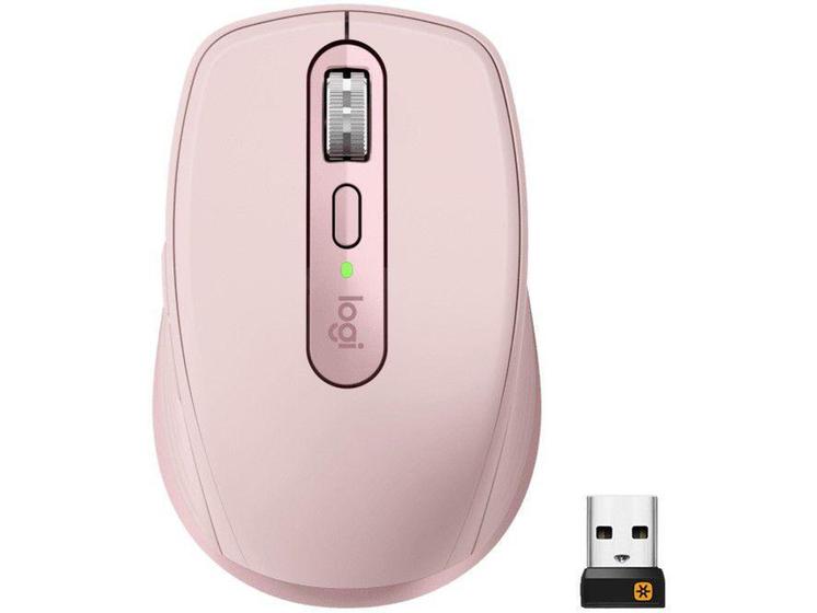 Mouse sem Fio Logitech Óptico 4000DPI 6 Botões - MX Anywhere 3 Rosa Original Menor preço em Mouse sem Fio Logitech Óptico 4000DPI 6 Botões - MX Anywhere 3 Rosa Original