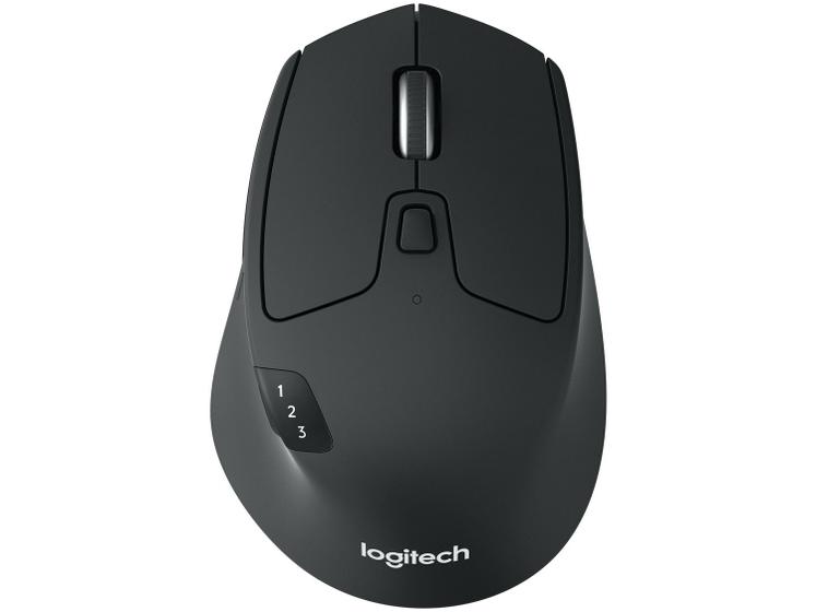 Menor preço em Mouse sem Fio Logitech Óptico M720 Triathlon 1000DPI 8 Botões Preto