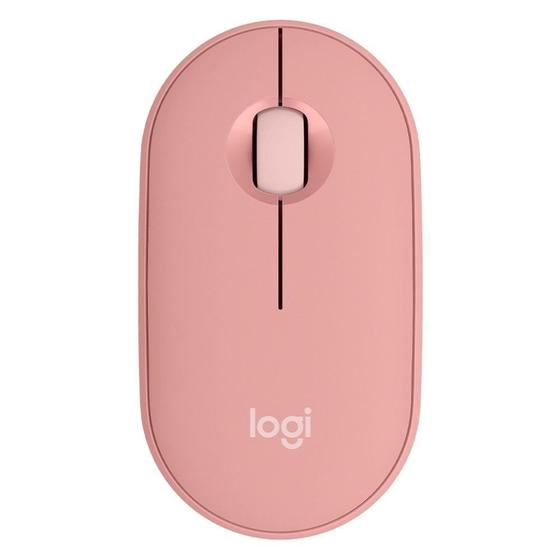 Imagem de Mouse Sem Fio Logitech Pebble 2 M350s,  Bluetooth e Pilha Inclusa, com Clique Silencioso