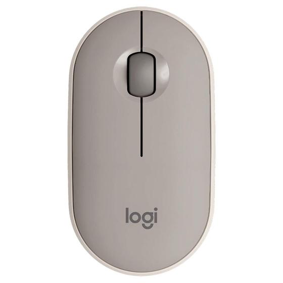 Mouse Sem fio Logitech Pebble M350, 1000 DPI, USB, 3 Botões, Bluetooth, Pilha Inclusa, Cinza Areia - 910-006658 Menor preço em Mouse Sem fio Logitech Pebble M350, 1000 DPI, USB, 3 Botões, Bluetooth, Pilha Inclusa, Cinza Areia - 910-006658