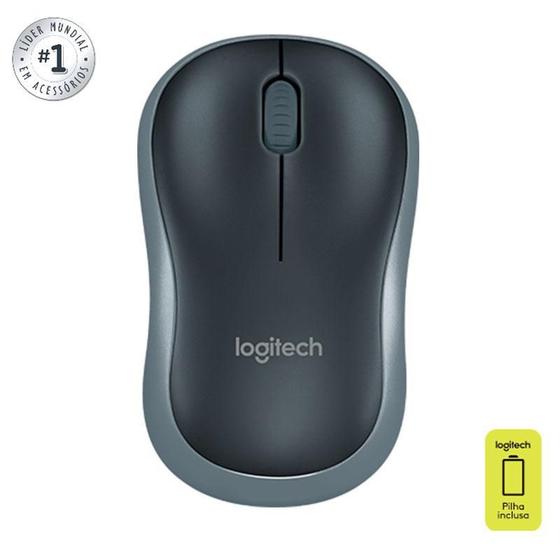 Imagem de Mouse Sem Fio M185 Preto - Logitech