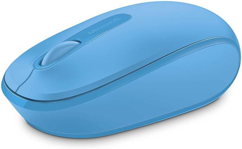 Mouse Wireless Óptico Led 1000 Dpis Mobile 1850 Azul Turquesa U7z-00055 Microsoft