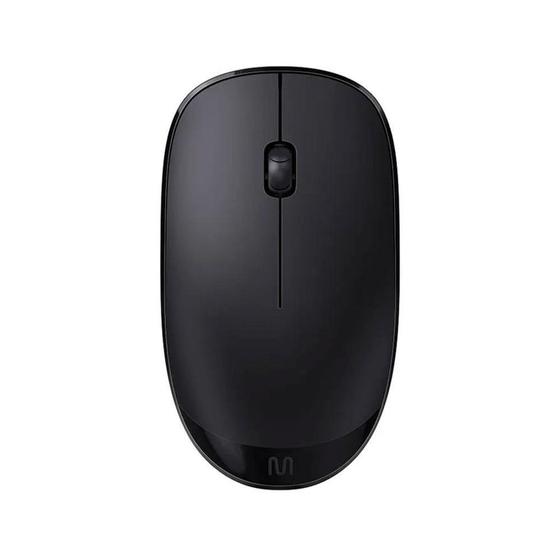 Imagem de Mouse Sem Fio Multi MS300, 1200DPI, USB, 3 Botões, Preto - MO380