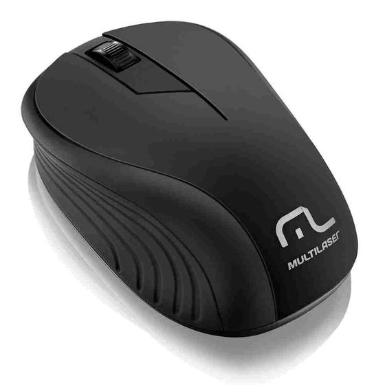 Imagem de Mouse Sem Fio Multilaser 1200DPI 2.4GHz - MO212