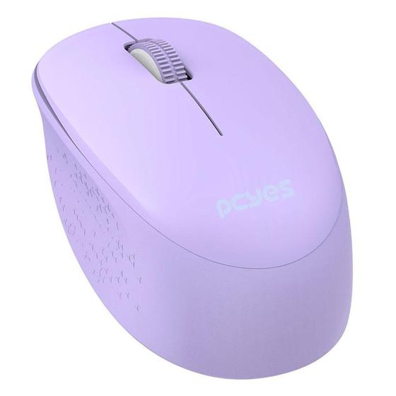 Imagem de Mouse Sem Fio Pcyes Mover, 1600 DPI, Roxo - PMMWSCPP