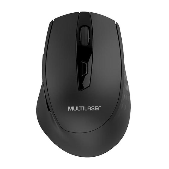 Mouse Sem Fio Pro Conexão Usb 1600dpi Ajustável 6 Botões c/ Pilha Inclusa Design Ergonômico Preto - MO311 é boa?