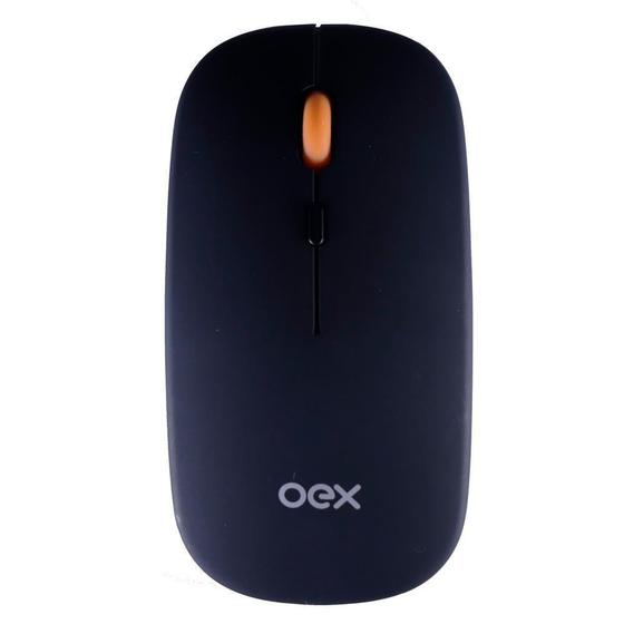 Imagem de Mouse Sem Fio Recarregável Bluetooth E Wireless Ms603 Oex