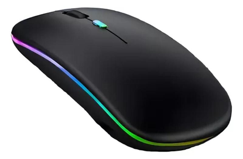 Imagem de Mouse Sem Fio Recarregável E1200pro Bluetooth Rgb