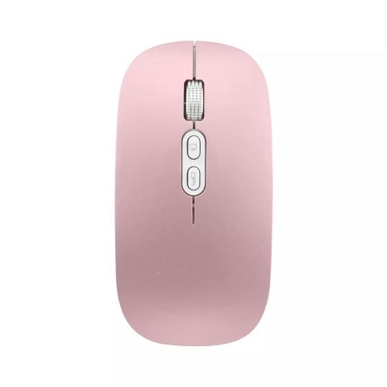 Imagem de Mouse Sem fio recarregável Rosa para Notebook Dell Inspiron