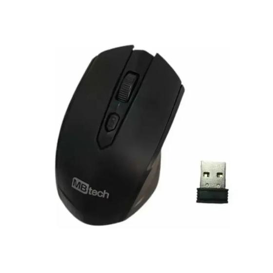 Imagem de Mouse sem fio recarregavel usb m-five preto ref. mb54326 - mbtech