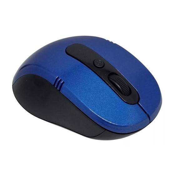 Imagem de Mouse Sem Fio Recarregável Wireless Escritório Ergonômico Com Bateria Interna 2,4 Ghz Home Office 6 Botões