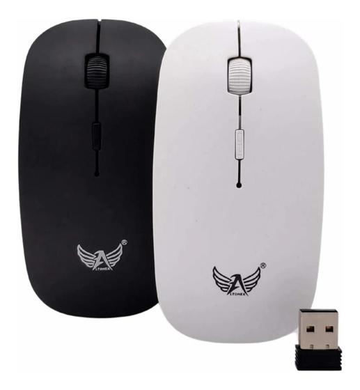 Imagem de Mouse Sem Fio Sensor Òptico Usb Prático Para Computador - Altomex