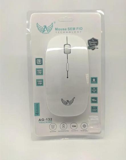 Imagem de Mouse Sem Fio Technology Ag-132 Altomex Branco