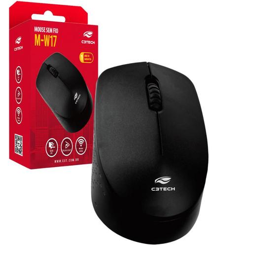 Imagem de Mouse Sem Fio Wireless 1200 Dpi Para Pc Note Escritório Office Casa Pilhas Inclusas