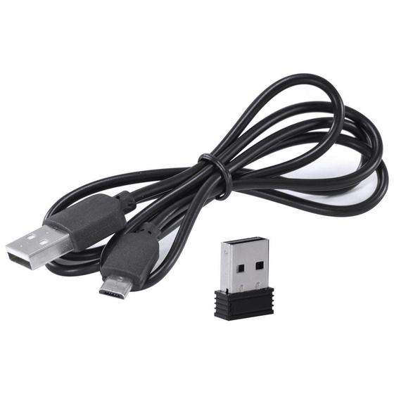 Imagem de Mouse sem Fio Wireless 2.4 GHZ Recarregavel Power UP 1600 DPI Preto USB - PM200 - Vinik