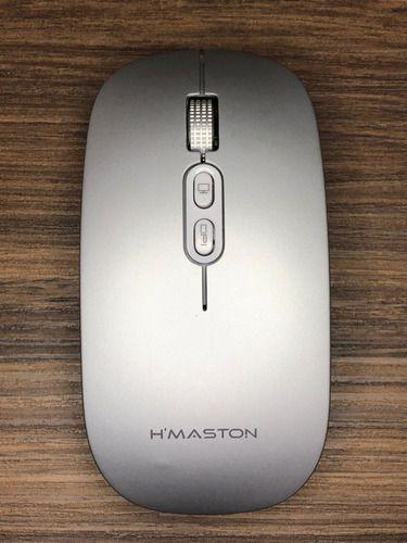 Imagem de Mouse Sem Fio Wireless Bateria Recarregável Ultra Silencioso Ergonômico