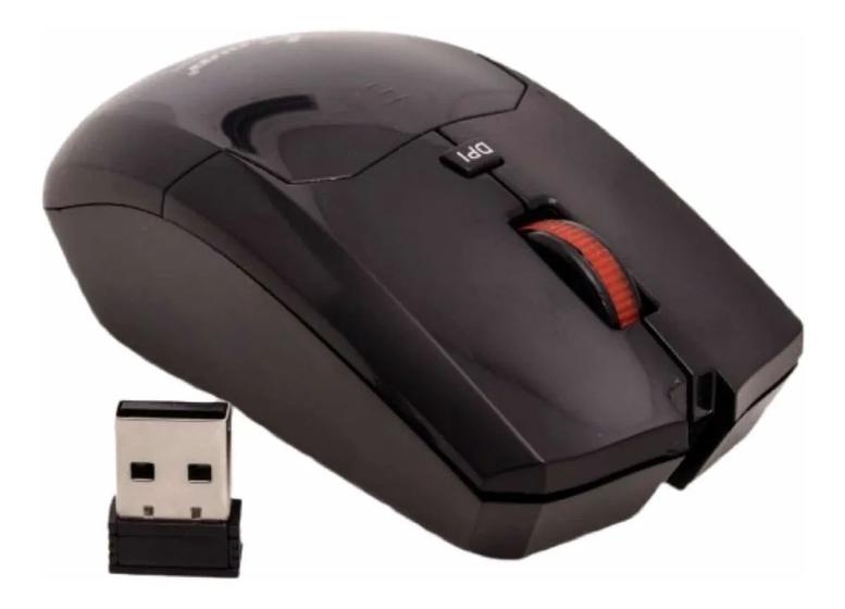 Imagem de Mouse sem fio wireless com receptor usb para computador notebook