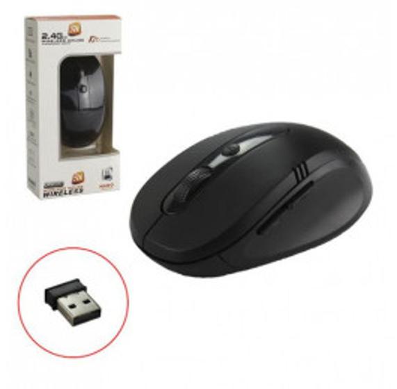 Imagem de Mouse sem fio wireless ley-25 lehmox preto