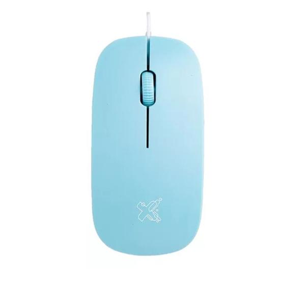 Mouse Surface Azul Com Fio 1200 DPI USB 2.0 - maxprint Imagem de Mouse Surface Azul Com Fio 1200 DPI USB 2.0