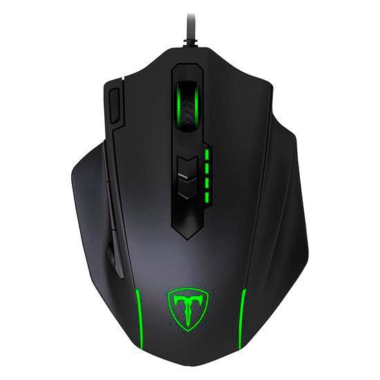 Imagem de Mouse T-Dagger Major Gaming com Fio / 8000DPI - Preto (TTGM-303)