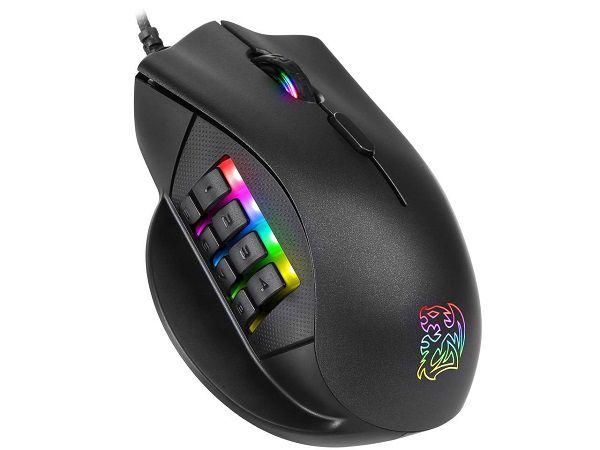 Mouse Óptico Led 1200 Dpis Nemesis Mo-nms-wdoobk-01 Thermaltake