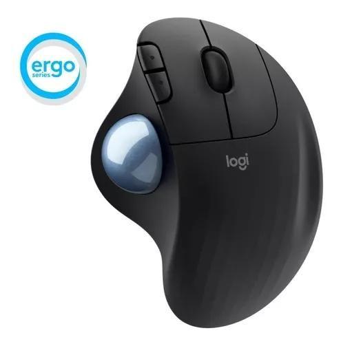 Imagem de Mouse trackball sem fio logitech  ergo m575 preto