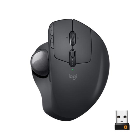Imagem de Mouse Trackball Sem Fio Logitech MX Ergo - Design Ergonômico