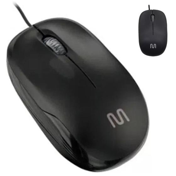 Imagem de Mouse Usb Com Fio 1200 Dpi Multilaser para Computador