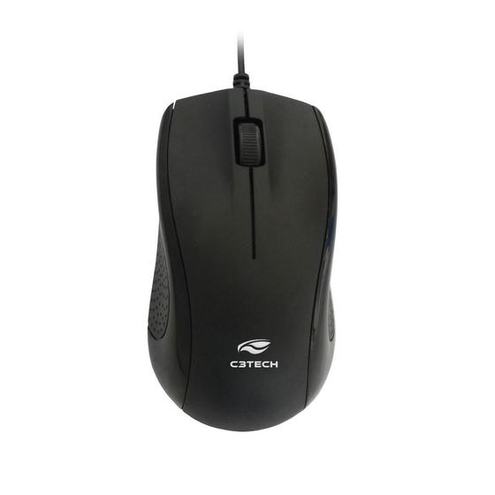 Mouse USB com Fio C3Tech MS-25BK Preto 1000 Dpi Menor preço em Mouse USB com Fio C3Tech MS-25BK Preto 1000 Dpi