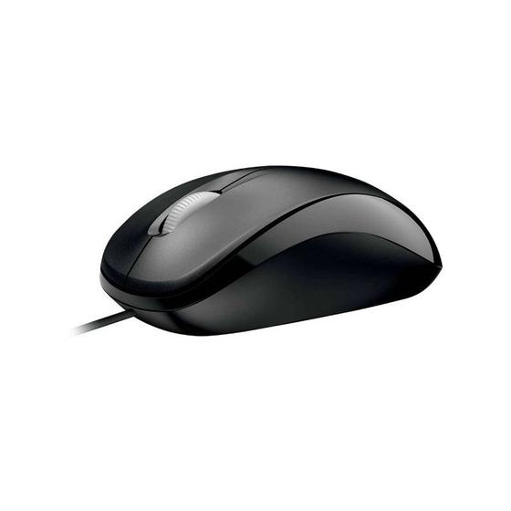 Mouse USB Compact Wired 500 Preto Microsoft Menor preço em Mouse USB Compact Wired 500 Preto Microsoft