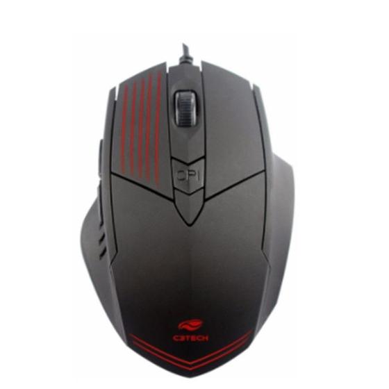 Imagem de Mouse USB Gamer C3Tech Mause gamer para pc Gamer