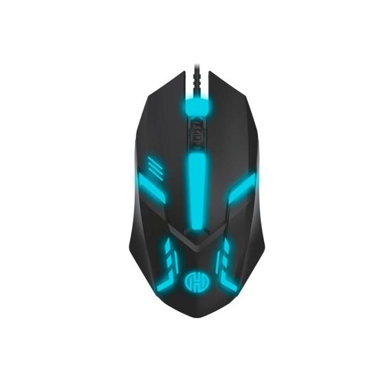 Imagem de Mouse Usb Gamer Led Dpi 1000/1200 Ms-052 Preto/ul Hoopson