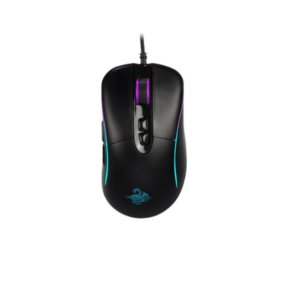 Imagem de Mouse Usb Gamer Rg Dpi 1000/2000/3000/4000 Cabo Nylon Gt-700 Preto Hoopson