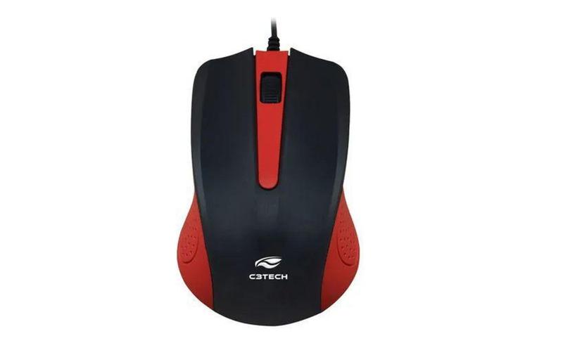 Imagem de Mouse Usb Ms-20rd Vermelho C3tech