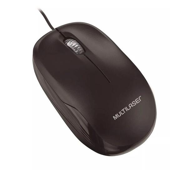Mouse USB optico 1200dpi (Box) MO255 preto - Multilaser Menor preço em Mouse USB optico 1200dpi (Box) MO255 preto - Multilaser