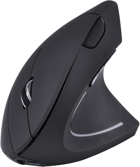 Imagem de Mouse Vertical Ergonômico Sem Fio Wireless 1600dpi Promo