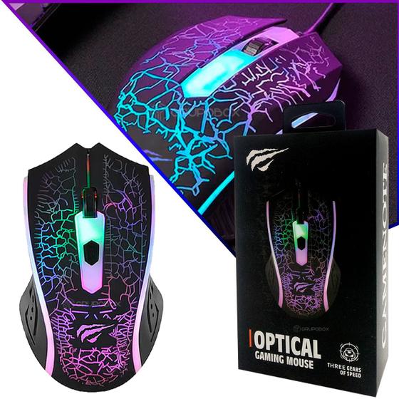 Imagem de Mouse Vertical Gamer P/ Computador Com Fio USB Fio 