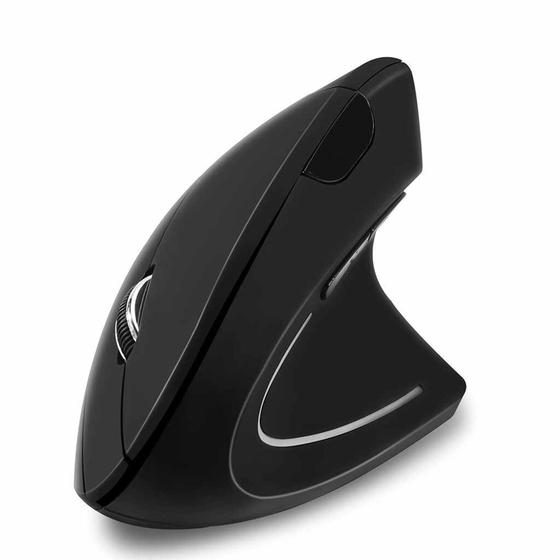 Mouse Vertical Otico Ergonomico Sem Fio 2.4g Menor preço em Mouse Vertical Otico Ergonomico Sem Fio 2.4g