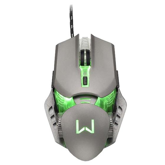 Imagem de Mouse Warrior MO268 Keon Gamer 3200Dpi Grafite