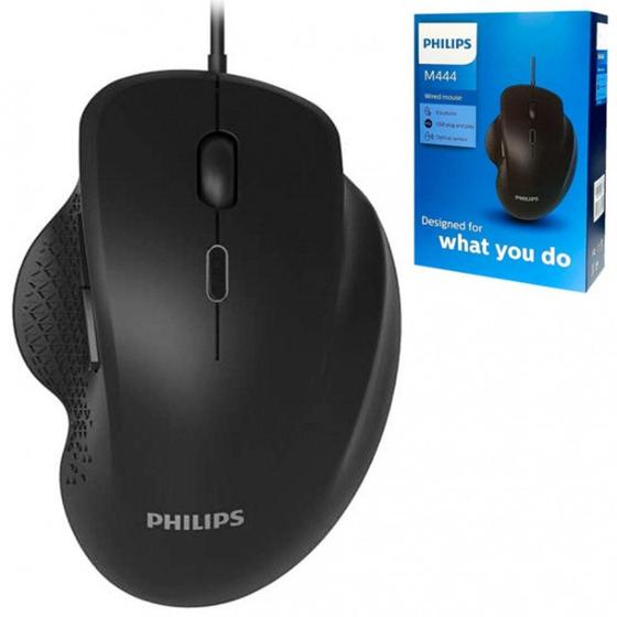 Imagem de Mouse Wired Philips M444 6 Botões USB