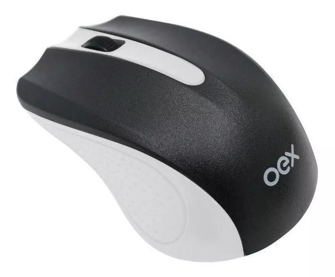 Imagem de Mouse Wireless 1200 Dpi Oex Experience Ms404 Branco