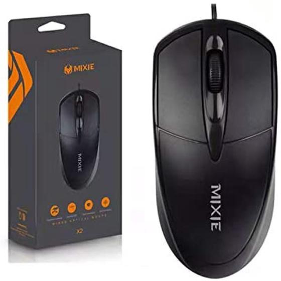 Imagem de Mouse Wireless Com Fio Original Mixie X2