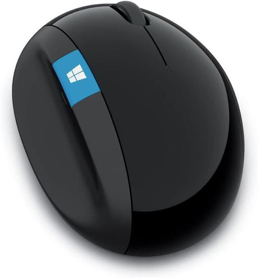 Imagem de Mouse wireless sculpt ergonômico preto microsoft
