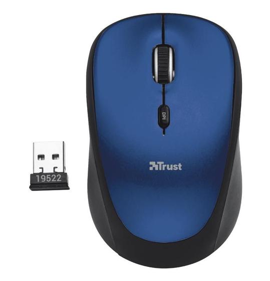 Imagem de Mouse Yvi Wireless Mouse - blue Trust